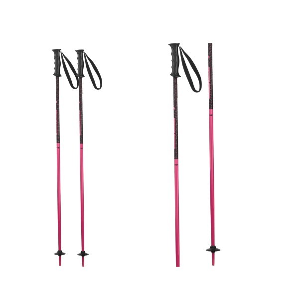 Elan kids ski poles Hotrod pink