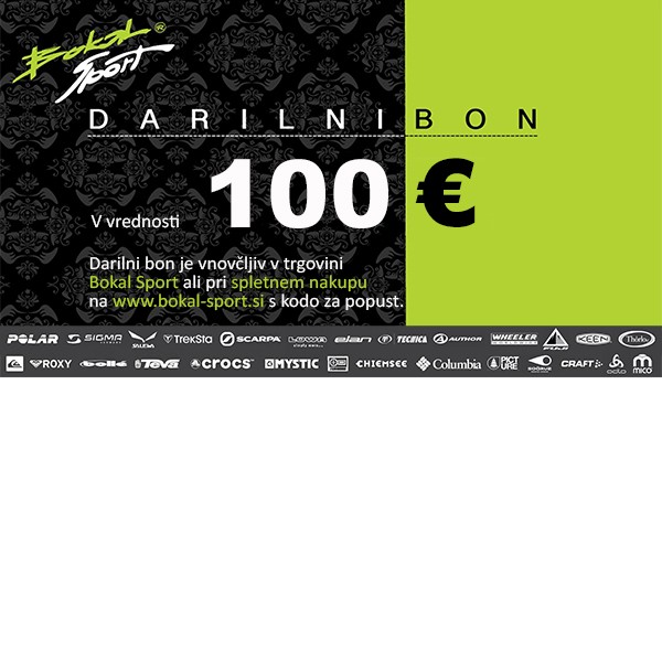 Darilni bon Bokal Sport za 100 €.