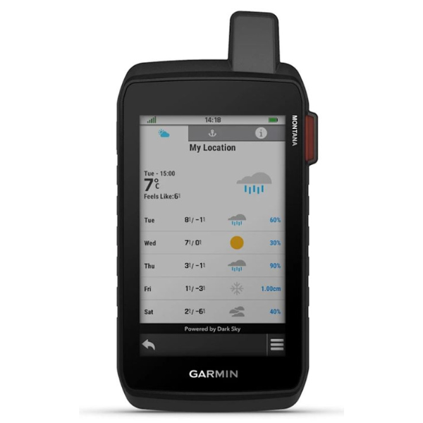 Garmin montana 710i.