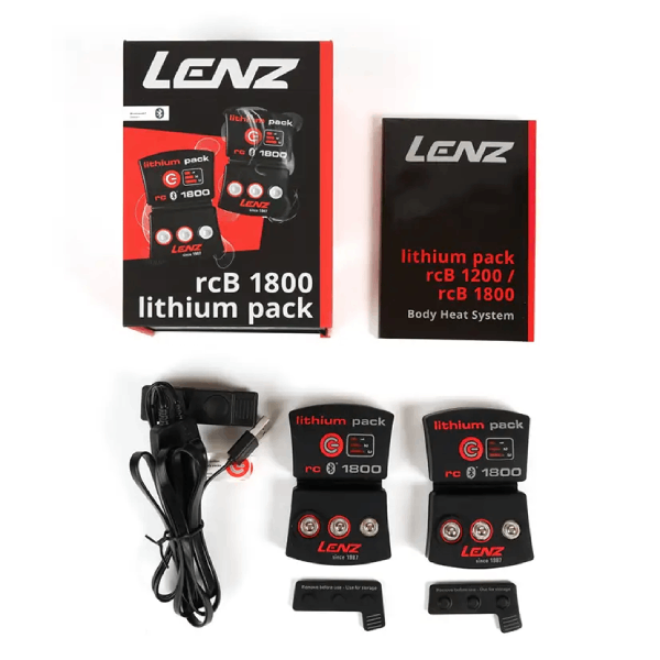 Lenz dve bateriji Lithium RCB 1800 (USB) za smučarske rokavice