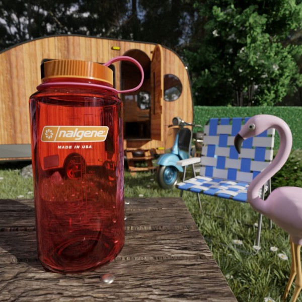 Steklenica Nalgene Wide Mouth Flamingo Pink