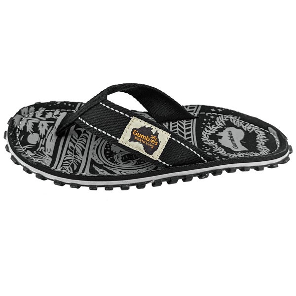 Gumbies unisex japonke Islander Black.