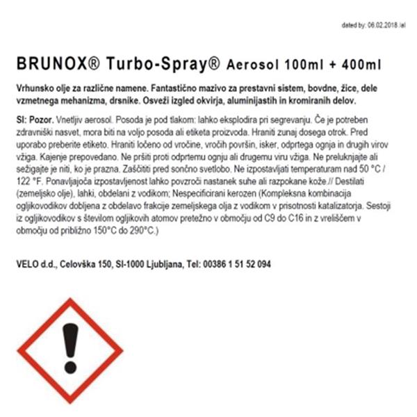 SPRAY TURBO 100ML BRUNOX