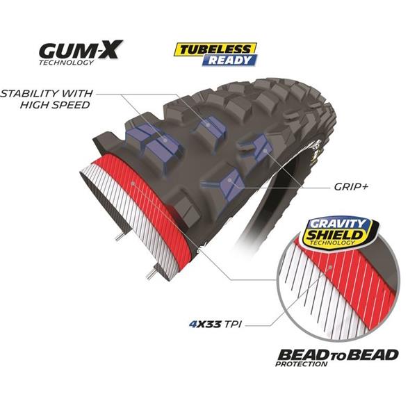 MICHELIN PLAŠČ ZA KOLO 29X2.40 DH34 BIKE PARK TLR