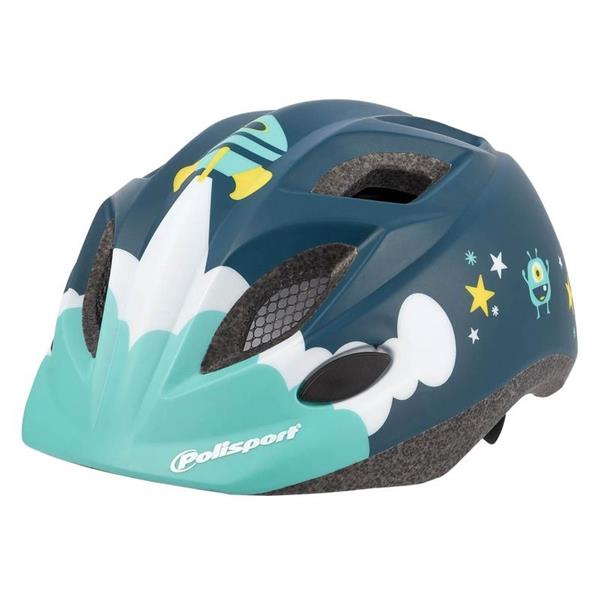 POLISPORT OTROŠKA KOLESARSKA ČELADA KIDS PREMIUM XS SPACE 48-52